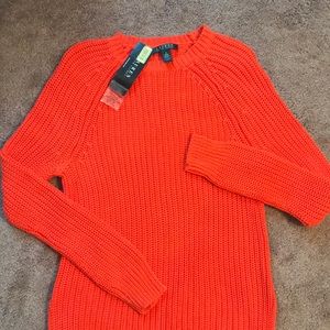 Ralph Lauren Orange Sweater